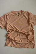 Sunrise to Sunset Embroidered Tee – Peach Comfort Colors T-Shirt (Psalm 113:3)