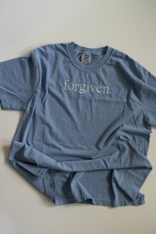 Shot sleeve forgiven t-shirt