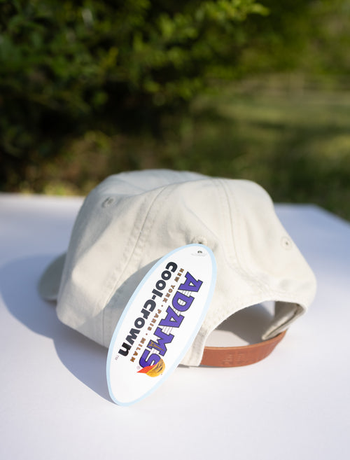 Hydrangea Hat – Washed Neutral Embroidered Floral Cap