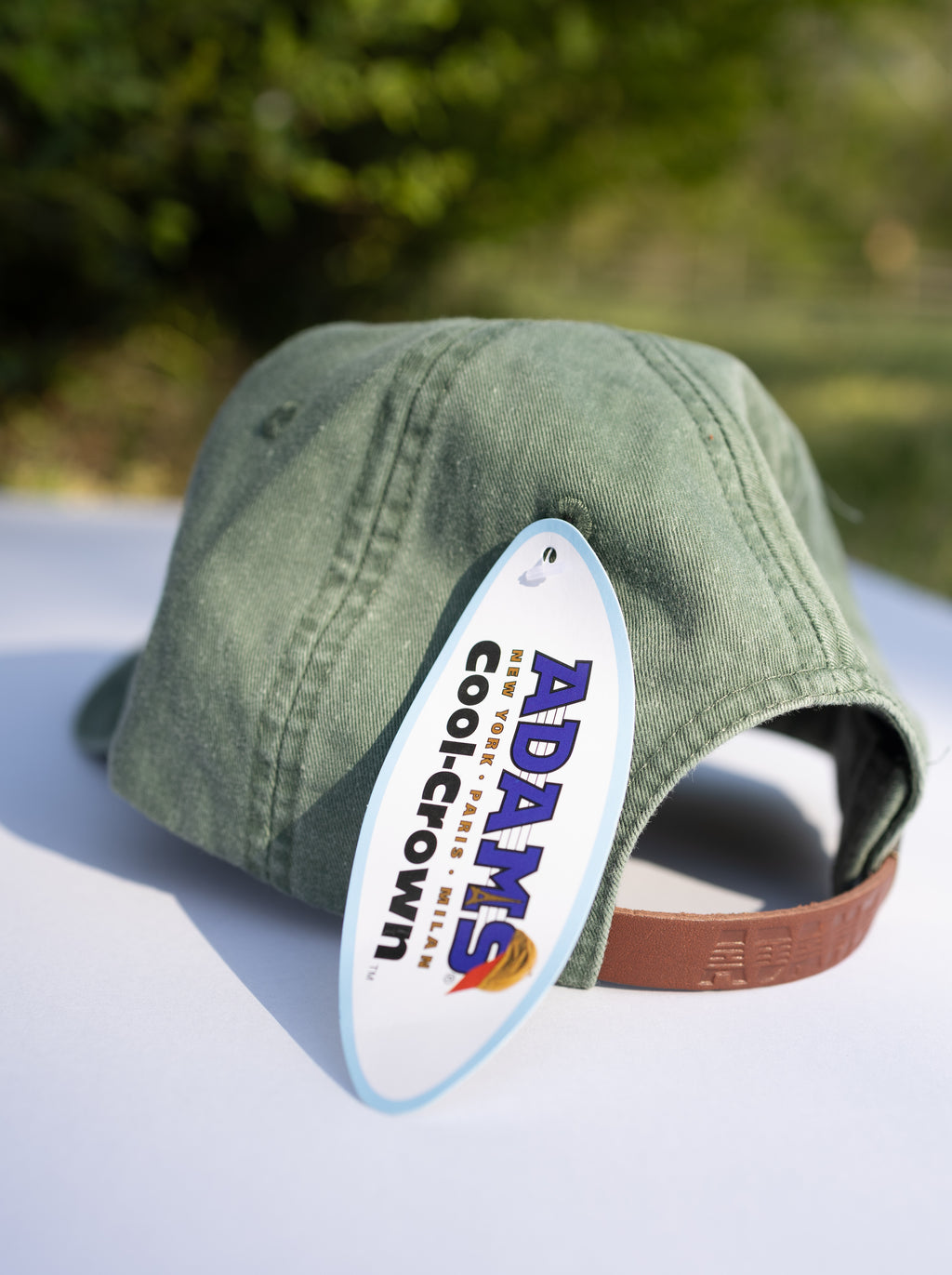 “Forgiven.” Hat – Washed Green Embroidered Cap
