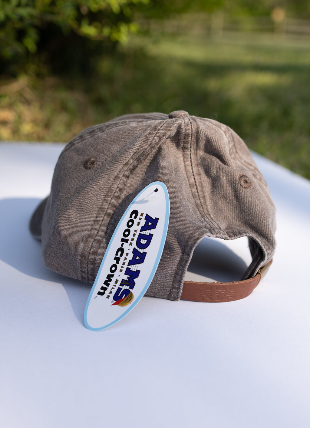 Vintage Trout Fishing Hat – Washed Brown Embroidered Cap